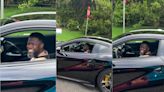 Kevin Hart Spotted In His Ferrari 812 Competizione