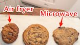 I made chocolate-chip cookies in 3 different appliances, and the air fryer totally blew me away