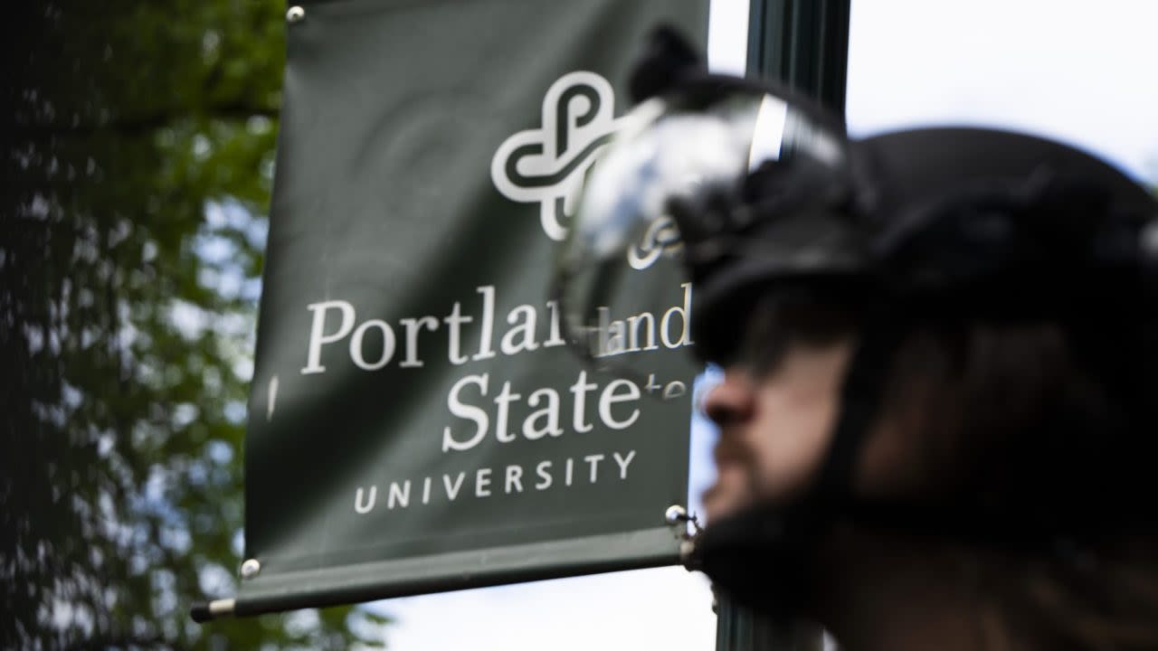 Man drove car toward protesters at Oregon university, sprayed ‘some kind of pepper spray’: Police