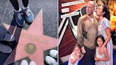 Bruce Willis' Wife Emma and Daughters Visit His Walk of Fame Star and Madame Tussauds Wax Figure