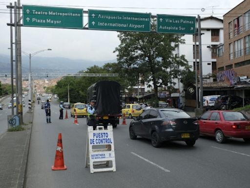 Pico y placa en Medellín: así funcionará este viernes 12 de julio