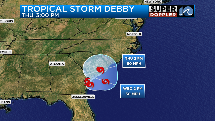 Hampton Roads and OBX brace for Tropical Storm Debby