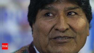 Bolivian president orchestrated a 'self-coup,' political rival Evo Morales claims - Times of India