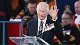 King Charles III gives thanks to D-Day veterans during event with Prince William, Queen Camilla