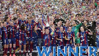 Barcelona derrota a Lyon y se corona en la Champions Femenil