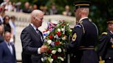 Biden lays wreath, delivers remarks at Arlington National Cemetery to mark Memorial Day