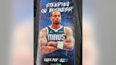 Dallas Mavericks giving away posters celebrating P.J. Washington's Game 3 pose