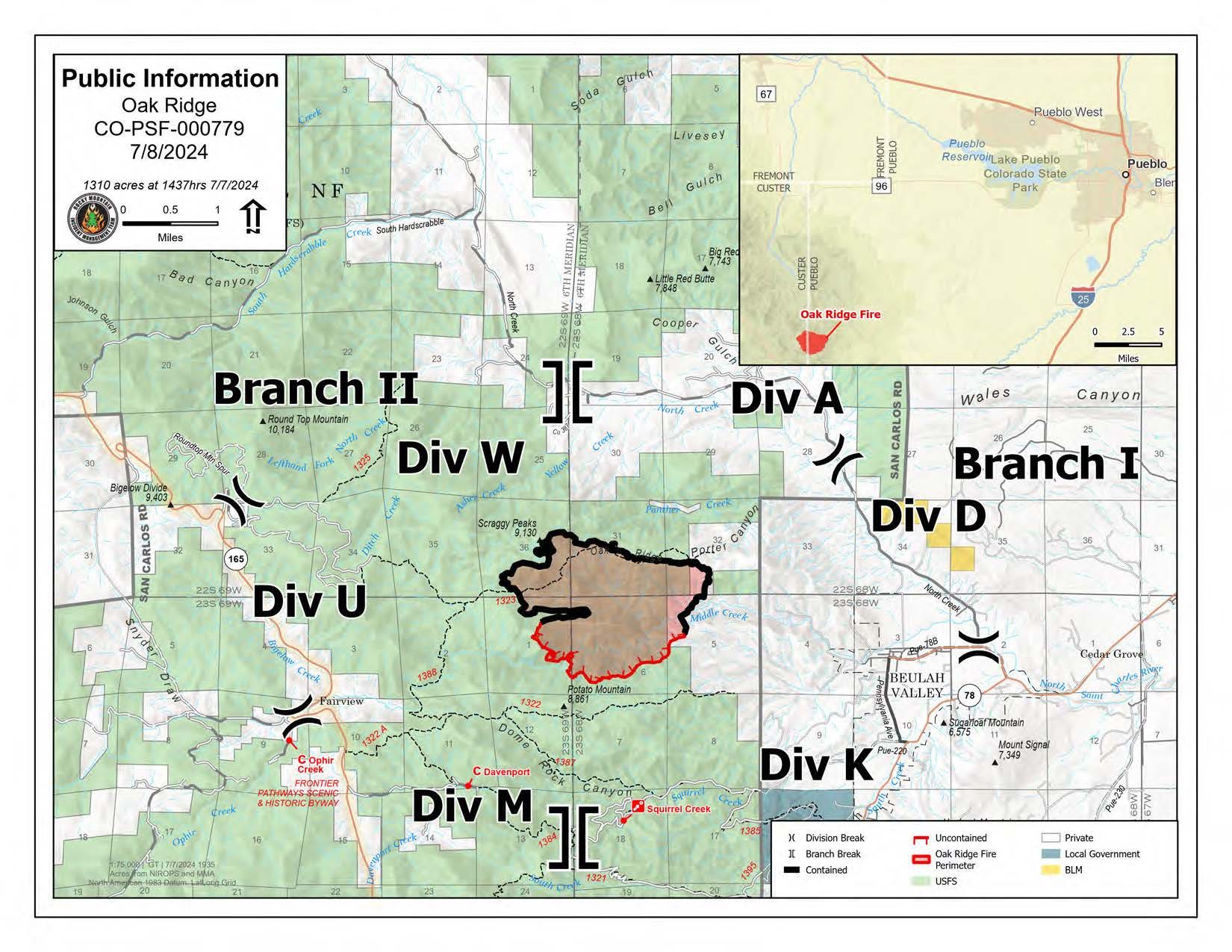 Pre-evacuations lifted for Oak Ridge Fire; Pueblo County blaze now 69% contained