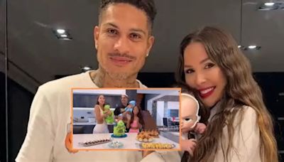 Ana Paula Consorte y Paolo Guerrero comparten tierna escena familiar por los 3 meses de su hijo