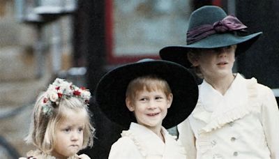 When Prince Harry was five! How the young royal was a pageboy at his uncle's wedding just two days after his fifth birthday and had only just started prep school - as his son ...