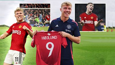 Ten Hag said Hojlund needed time, but it's up.. he has no9 shirt & must deliver