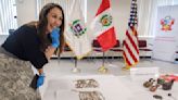 Sculptures, artifacts returned to Peru in LA ceremony