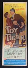 Toy Tiger Original Insert Movie Poster 1956 Jeff Chandler: (1956 ...