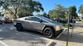 What is that? Tesla Cybertruck draws gawkers, onlookers at West Palm Beach Starbucks