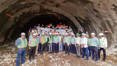 Shimla bypass tunnel breakthrough achieved