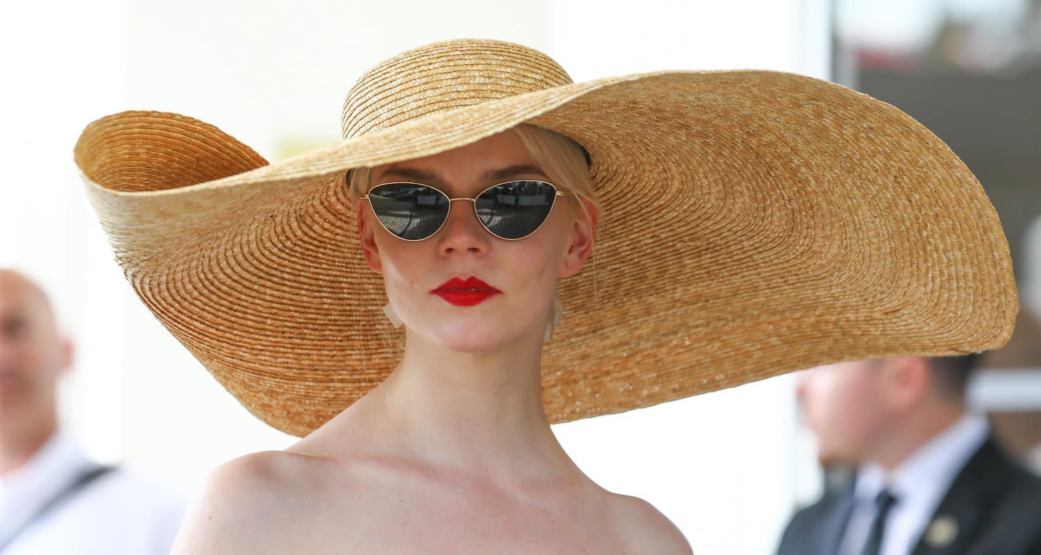 Anya Taylor Joy Makes Dramatic Arrival at Cannes Film Festival 2024 in Huge Hat