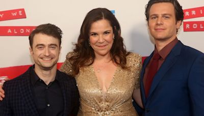 Daniel Radcliffe and Jonathan Groff Take Part In 'Merrily We Roll Along' Co-Star Lindsay Mendez's Wedding