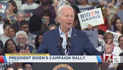 ‘I know how to do this job’: Biden addresses supporters at Raleigh campaign event following shaky debate performance