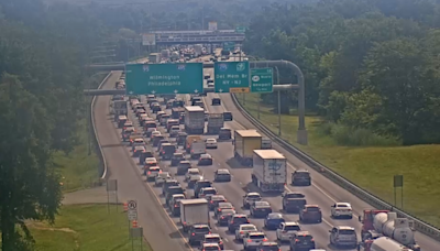 Traffic snarled for miles due to I-95 north crash by I-495 involving tractor-trailer