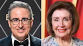 John Oliver mocks Nancy Pelosi's viral tic-tac-toe pun