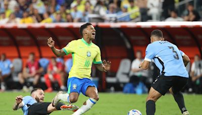 Copa America 2024 live updates: Uruguay down to 10 men against Brazil