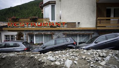 Storms in Switzerland and Italy cause flooding and landslides, leaving at least 4 people dead
