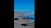 Hundreds of tires emerge from ocean off NC and float ashore. How did they get there?