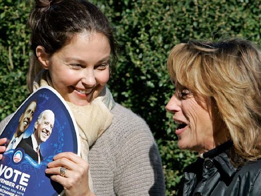 Actor Ashley Judd, a Democratic activist, adds her voice to those calling on Biden to leave the race