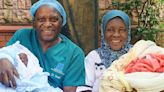 Ugandan Woman Who Welcomed Twins at 70 Shares First Photos of Son and Daughter After Hospital Discharge