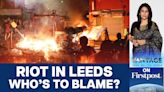 Riot Erupts in Leeds: Police Car Overturned & Bus Set Ablaze