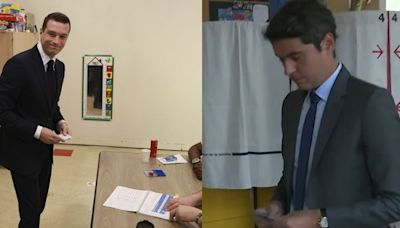 Elecciones en Francia: Jordan Bardella y Gabriel Attal, principales candidatos, ya han votado