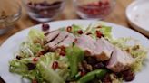 This rich duck salad with cranberries is the perfect hearty appetizer