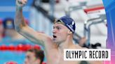 Olympics swimming highlights: Leon Marchand breaks Olympic record as he wins gold