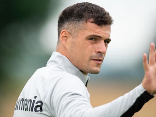 Granit Xhaka in 'daily contact' with Arsenal trio ahead of Emirates return