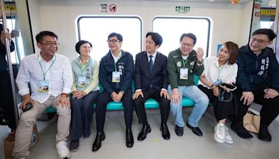 高雄捷運RK1岡山站試營運啟航 賴清德：高雄成南台灣產業發展火車頭