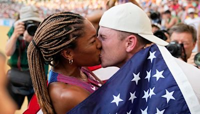 2024 Olympics: Americans Tara Davis-Woodhall and Hunter Woodhall are track and field’s power couple