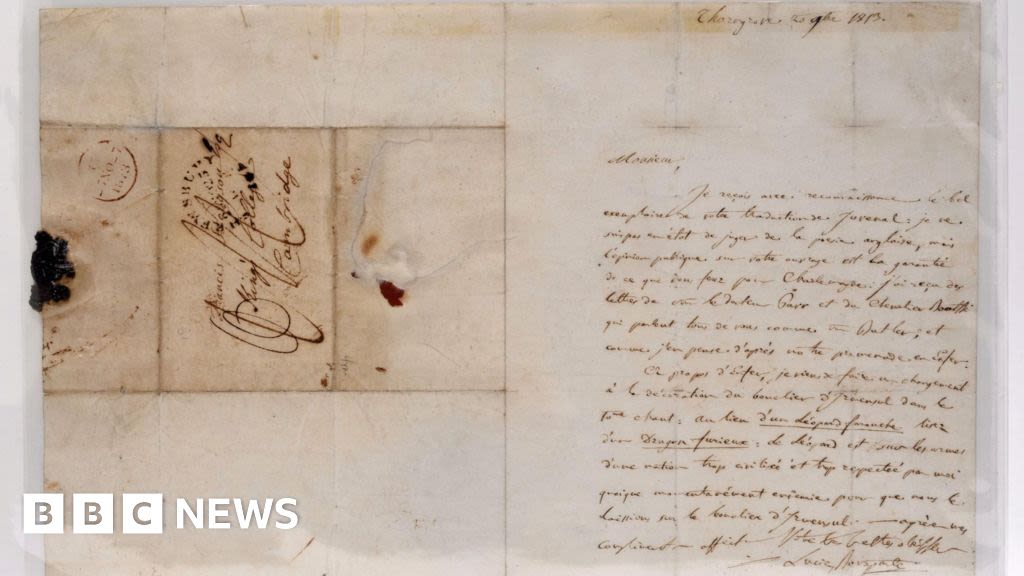 Letter written by Napoleon's brother to be sold in Shrewsbury