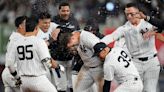 Yankees score twice in ninth to record walk-off win vs. Tigers