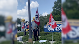 Florida man hung banners with swastikas, anti-Semitic slogans in Orlando bridge, authorities say