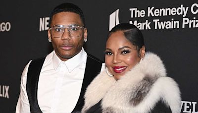 Ashanti and Nelly Match in Monochrome on Date Night at Mark Twain Prize Event