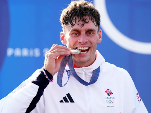 Adam Burgess overcome with emotion after canoe slalom silver in Paris