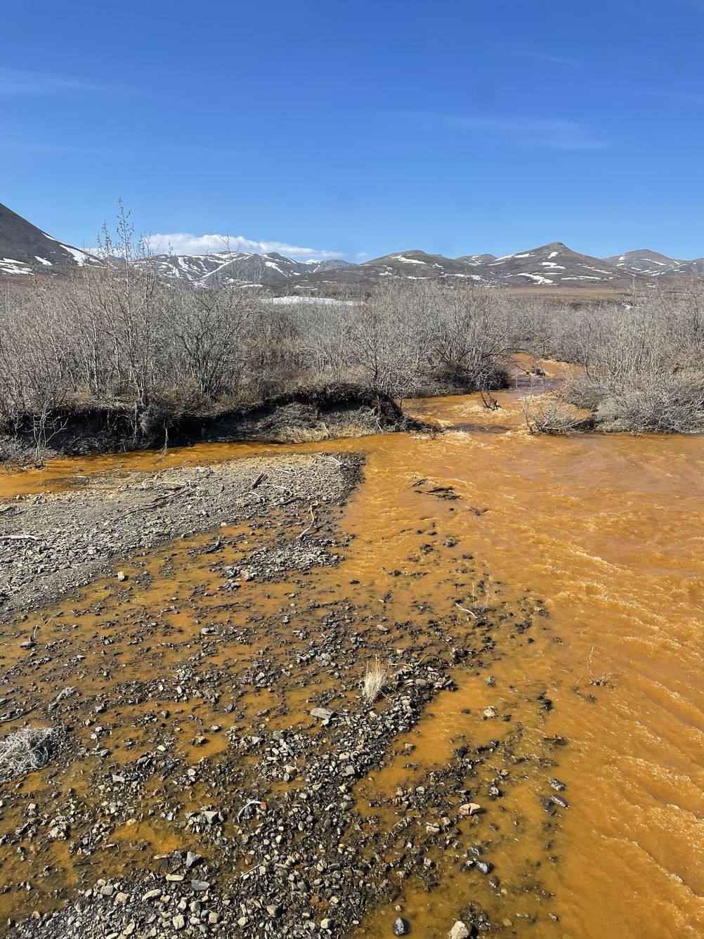 Alaska's Rivers Are Turning Orange as Thawing Permafrost Releases Metals Into Waterways