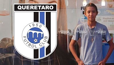 Edson Adrián "El Machín" Álvarez, un joven talento del futbol de Poza Rica, fue convocado por el club Querétaro