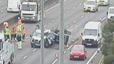 Chaos on major UK motorway as lorry crash sparks 90-minute rush hour queues