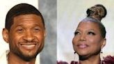 Usher stopped his Las Vegas show to give Queen Latifah flowers and a birthday gift