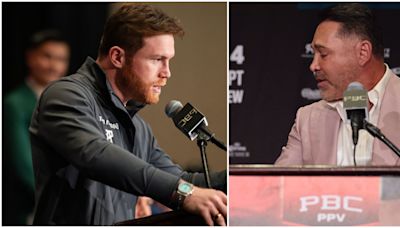 Canelo's ferocious outburst in Spanish at Oscar De La Hoya has been translated to English