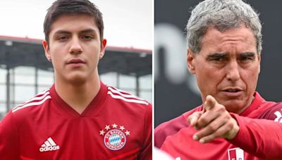 Padre de Matteo Pérez, jugador de Bayern Munich, le respondió a ‘Chemo’ del Solar: “Nadie nos llamó”