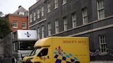 Removal vans spotted outside No 10 as Rishi Sunak ousted by Labour