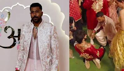 Hardik Pandya's 'Barati' Dance At Anant Ambani Radhika Merchant's Wedding Is Now Viral On Internet