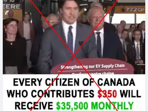 Manipulated video targets Canadians with fake financial offer